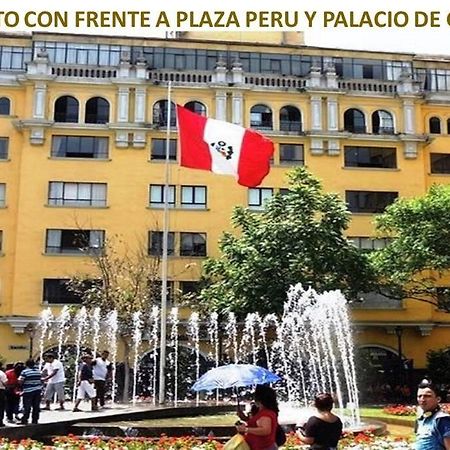 Apartamento Frente Al Palacio Gobierno Лима Екстериор снимка